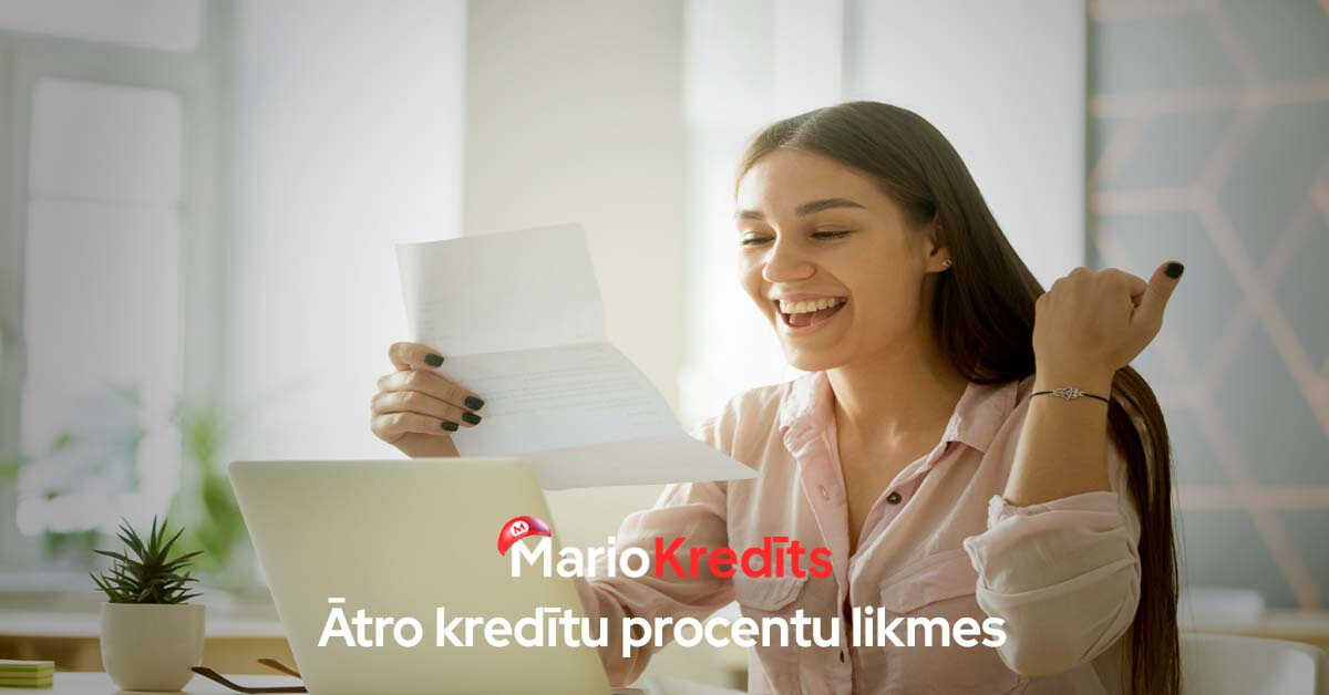bilde Ātro kredītu procentu likmes